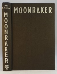 Jonathan Cape | Moonraker 1st edition. The design was used for all editions.