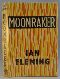 Jonathan Cape | Moonraker 1st edition. The same dust jacket artwork was used until the 1970s