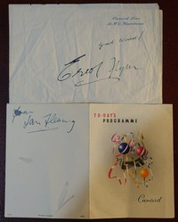 Signed by Errol Flynn and Ian Fleming