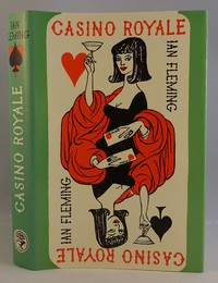 Jonathan Cape | Casino Royale with later dust jacket. This artwork was used from the 4th edition onwards.