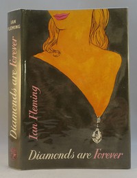 Jonathan Cape | Diamonds Are Forever 1st edition. The same dust jacket artwork was used on all editions