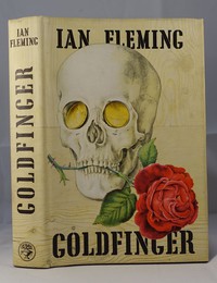 Jonathan Cape | Goldfinger 1st edition. The same dust jacket artwork was used on all editions