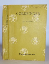 Uncorrected proof copy of Goldfinger by Ian Fleming, published by Jonathan Cape