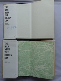 Jonathan Cape | The Man With The Golden Gun. A small number of first editions have plain white endpapers rather than the usual green marbled ones