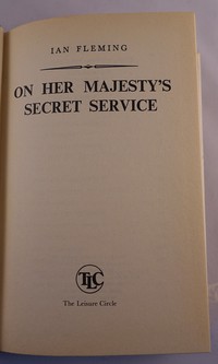 On Her Majesty’s Secret Service | TLC (The Leisure Circle). Title page