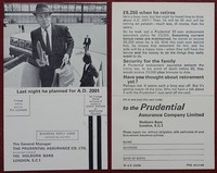 You Only Live Twice | Pan | X434. Prudential advertising postcard (front and back) as found in some 3rd editions