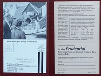 The Spy Who Loved Me | Pan | X653. Prudential insurance postcard found inside a PAN UK first edition